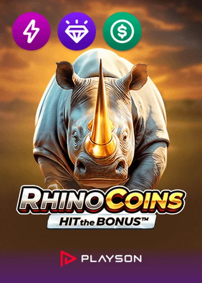Rhino Coins Hit the Bonus kolikkopeli